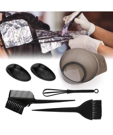 5 Piece Hair Dye Brush Set | Hair Coloring Kit with Mixing Bowl | Black Hair Dye Brushes for Salon Use - Buy Online on GoSupps.com