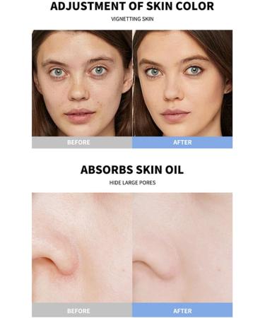 Matte Powder - Oil Absorbing Powder for Face | Face Powder Compact Matte Pressed Powder Waterproof Setting Powder Delicate and Skin-friendly Powder Makeup Skin Perfecting Powder Foundation - Buy Online on GoSupps.com