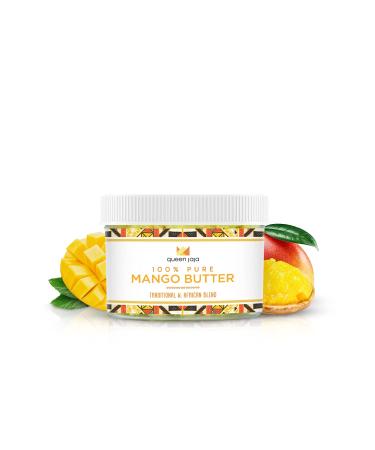 Handcrafted 100% Pure Mango Butter Traditional West African Blend | Crafted in Small Batches | Nutrient Rich Butter | 6 Ounce