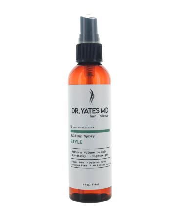 Dr. Yates MD - Holding Spray Non-Sticky Lightweight Easy to Wash Out Lasting Hold (4 Fl Oz)