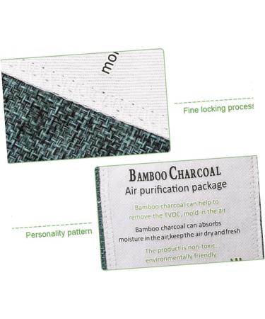 ULTECHNOVO Bamboo Charcoal Bags - 2 Pcs Air Deodorizer Gray | Eco-Friendly Odor Eliminator for Home & Travel - Buy Online on GoSupps.com