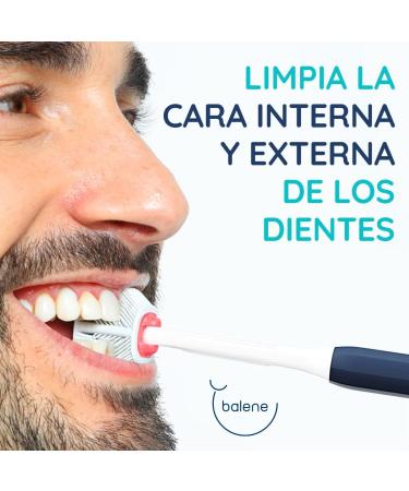 Balene Toothbrush Pack - 2 Double-Sided Medium Hardness Brushes for Adults & Kids - Blue | Perfect for Indoor & Outdoor Cleaning - Buy Online on GoSupps.com