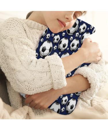 Football Heat Bottle with Fluffy Cover - 2L Hot Water Bottle for Kids Men & Women | Cozy Nights & Pain Relief - Buy Online on GoSupps.com