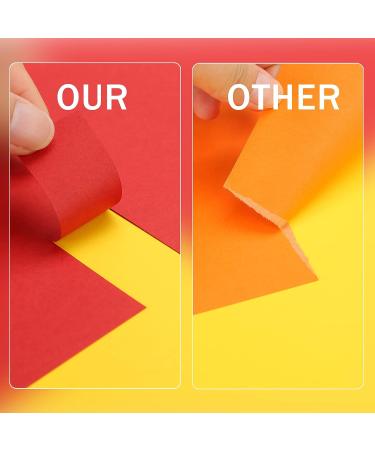 Shindel 150Sheets Heavyweight Construction Paper  10 Colors Premium Cardstock for School Supplies - Buy Online on GoSupps.com
