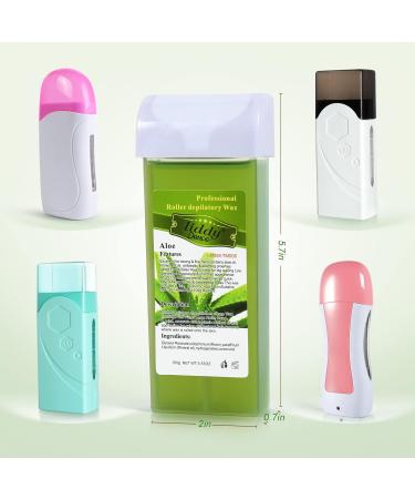 Soft Wax Roller Refill Kit for Women - Aloe Infused, 4 Pack (14.1 OZ) - Buy Online on GoSupps.com