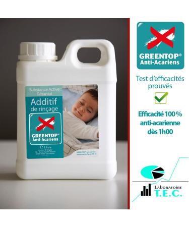 Greentop Anti-Dust Mite Rinse Additive for Textiles 1L Plant-Based Active Non-Neurotoxic Infant Friendly - Buy Online on GoSupps.com