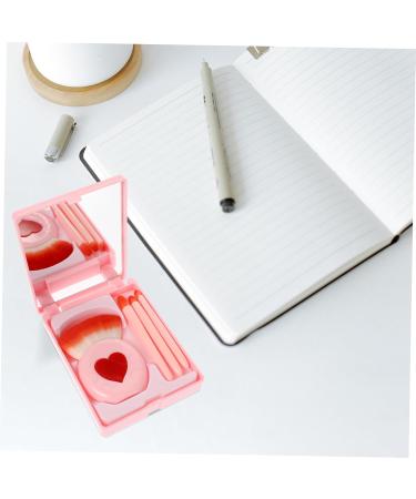 MAGICLULU 2 Boxes Makeup Brush Set And Concealer Brush Lip Gloss Containers Woman Cosmetic Brush Braces Kit Mini Containers Mini Blush Min Eyeshadow Mirror Box Plastic Abs Cosmetics Travel - Buy Online on GoSupps.com