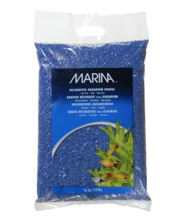 Marina 12485 Blue Decorative Aquarium Gravel 10kg 22-Pound