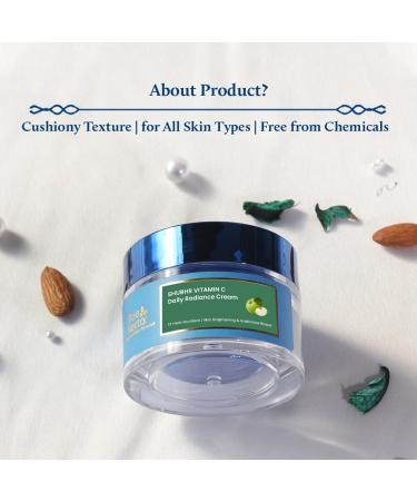 Blue Nectar Plant-Based Vitamin C Face Cream - Glowing Skin & Dark Spot Removal for Men | Green Apple & Almond Oil (13 Herbs 1.76Oz - Buy Online on GoSupps.com