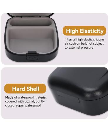 Agatige Hearing Aid Hard Case Portable Waterproof Hearing Aid Protection Storage Box Pouch Hearing Aid Protector for Storing Hearing Aids - 6.7x7x3cm - Buy Online on GoSupps.com