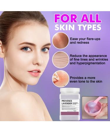 Poztl Gel Mask Powder - Soothing Lavender Face Mask for DIY Spa Treatments | Hydrating Peel-Off Hydro Jelly - 23 fl oz - Buy Online on GoSupps.com