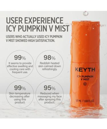KEYTH ICY Pumpkin V Mist (50ML 1.69 FL.OZ.) / De-Puff Swelling Relief Cooling Refreshing ICY Herb Complex Pumpkin Fruit Extract - Buy Online on GoSupps.com