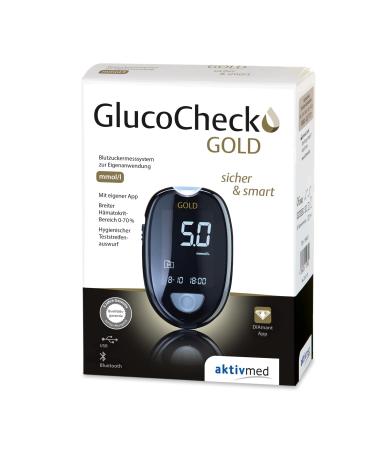 Buy GlucoCheck Gold Blood Glucose Meter (mmol/l) | Accurate Diabetes Monitoring Worldwide Shipping - Buy Online on GoSupps.com