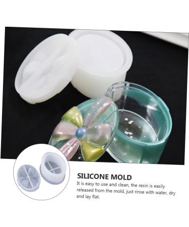 COHEALI Resin Molds 2pcs Box box mold soap molds silicone molds for resin Silicone DIY Tools manual Resin Whitex2pcs 8.1X10.5CMx2pcs - Buy Online on GoSupps.com