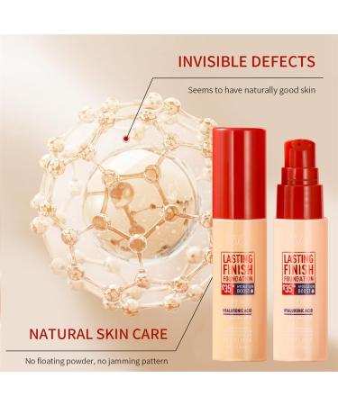 Multi-Use Waterproof Foundation - Sheer to Light Buildable Coverage Natural Glow Finish Lightweight Full Coverage - All Skin Types (Ivory - Buy Online on GoSupps.com