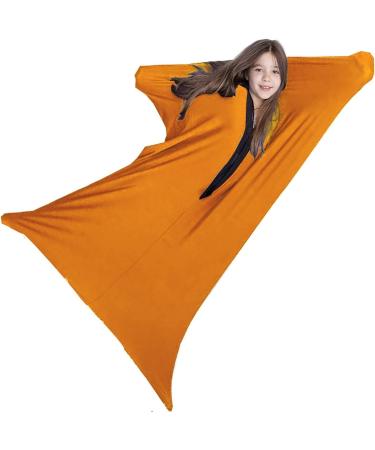 WGUST Body Sock Calming Therapy Blanket Crawl Calm Resistance Tunnelfor Coordination Stress Relief Best for Children with Processing Disorders for Kids (Color : Orange Size : XL/X-Large-74 * 165cm) XL/X-Large-74*165cm Orange