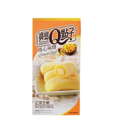 Mochis Roulé à la Mangue et au Lait - Taiwan Dessert 150g (5 pièces)