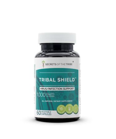 Secrets of the Tribe - Tribal Shield, Immune/Endurance/Wellbeing, Herbal Supplement Blend (60 Capsules) 60 Count (Pack of 1)