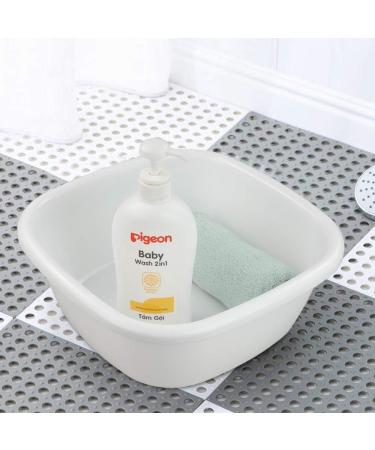 Yarebest 12 Quart Plastic Basin Set of 4 Wash Bin Dishpan White - Buy Online on GoSupps.com