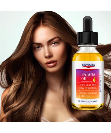 Raw Batana Oil for Hair Growth - 100% Pure & Natural Hair Serum from Honduras | Moisturizing & Strengthening for Women & Men - Buy Online on GoSupps.com