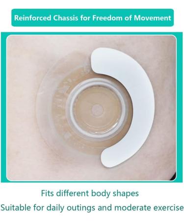 20PCS Ostomy Barrier Strips - Elastic Strips for Colostomy Bags | Skin-friendly Adhesive Shields - Buy Online on GoSupps.com
