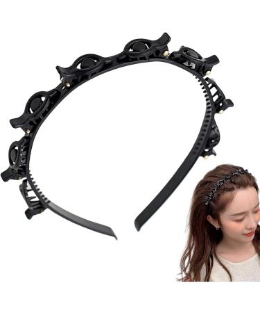 Bangs Hairstyle Hairpin Headband - Fashion Hair Accessories | Elegant Double Layer Plait Hair Tool for Women Girls Mother's Day - Buy Online on GoSupps.com