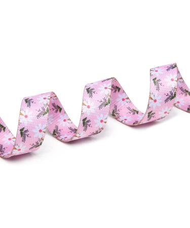 Mercano Adjustable Dog Collar - Soft Nylon & Durable Design for Small to Medium Dogs & Puppies - Pink White Flower Pattern - Buy Online on GoSupps.com