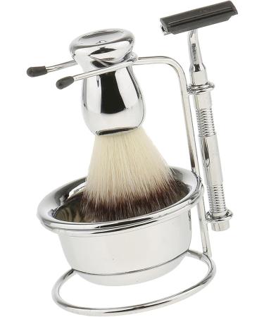 JOJOMIS Alloy Shaving Brush Stand Holder - Durable Razor Tool Set with Complained Base | Perfect for Brushes Razors & Bowls - International Shipping Available - Buy Online on GoSupps.com
