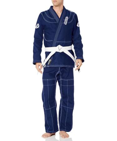 REEVO Guard X BJJ Gi Navy Blue - Ultra Light Brazilian Jiu Jitsu Kimono/Uniform A2L - Buy Online on GoSupps.com