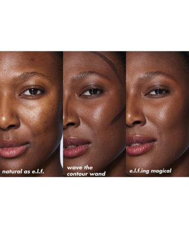 e.l.f. Halo Glow Contour Beauty Wand - Vegan & Cruelty-free Liquid Contour for Medium/Tan Skin - Buildable Formula for Naturally Sculpted Look - Buy Online on GoSupps.com