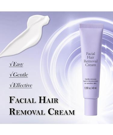  blmcoos Medicpure Facial Hair Removal with Soothing Serum Depilatory Cream for Sensitive Skin Upper Lip and Chin Hair Removal for Women Gentle Face and Body Hair Removal Cream Painless Effective (3) - Buy Online on GoSupps.com
