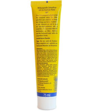 CMD Tea Tree Oil & Mild Organic Toothpaste Duo | Vegan Fluoride-Free Natural Cosmetics 2 x 75ml | International Shipping - Buy Online on GoSupps.com