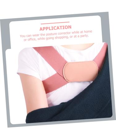 Adjustable Back Correction Belt | Posture Corrector & Support Strap for Women & Kids - Anti Hunchback Pink - Buy Online on GoSupps.com