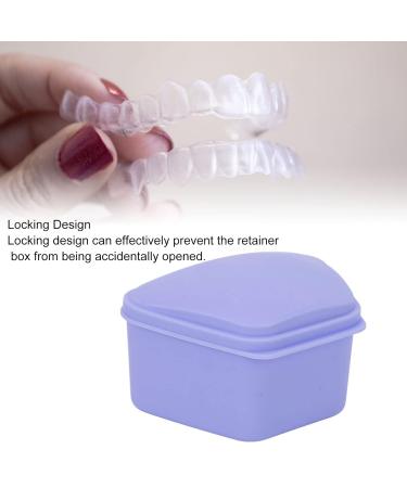 NATUDOCO Orthodontic Retainer Case - Portable Mouth Protection & Storage Box for Teens & Adults (Lila) - International Shipping Available - Buy Online on GoSupps.com