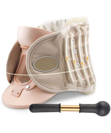 Neck traction inflatable neck ease care cervical vertebra Air traction neck brace neck pain relief home medical stretching pathological therapy device