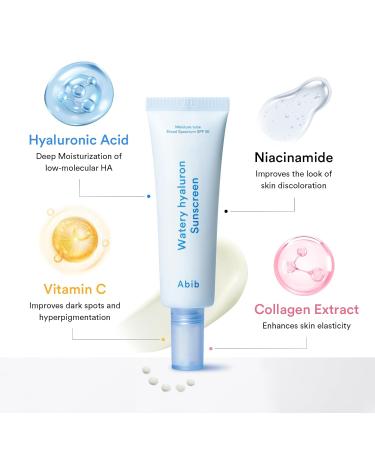 Abib Watery&Airy Sunscreen Duo : Korean Sunscreen Set for All Skin Type Semi-matte and Glowy Finish No White Cast Primer poreless - Buy Online on GoSupps.com