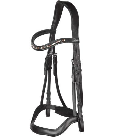 Heinick-Reitsport Bari Anatomic Black Bridle for Thoroughbreds | Soft Comfort & International Shipping - Buy Online on GoSupps.com