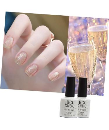 FOMIYES 2pcs Led Nail Polish Nail Art Gel Polish Uv Gel Polish Glue Manicure 1 count (Pack of 1) As Shownx2pcs - Buy Online on GoSupps.com