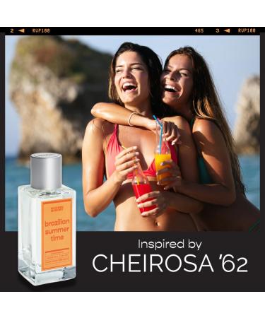 Brazilian Summertime Eau de Parfum for Women Notes of Pistachio & Lemon Safe for Sensitive Skin Luxury Fragrance By Modern Memory 2.5 fl oz - Buy Online on GoSupps.com