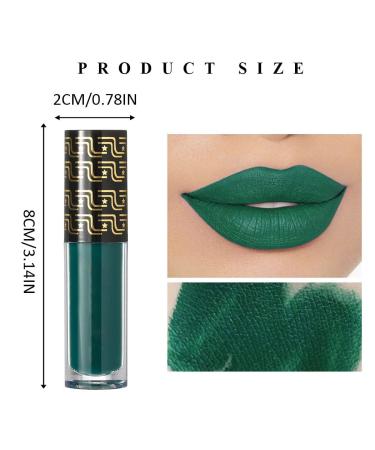 Kilshye Matte Liquid Lipstick - Gothic Green Lip Gloss for Halloween Costumes | Velvet Lipglaze for Women & Girls - Buy Online on GoSupps.com