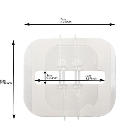 Longmed Zipper Painless Zip Sutures for Laceration Repair - 2.36x2.76 Inch, 2 Pieces/Box - Buy Online on GoSupps.com