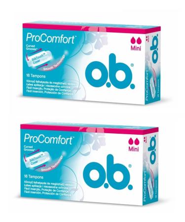 O.b. Pro Comfort Tampon Mini 16 Pieces (Pack of 2) by O.b. PRO Comfort - Buy Online on GoSupps.com