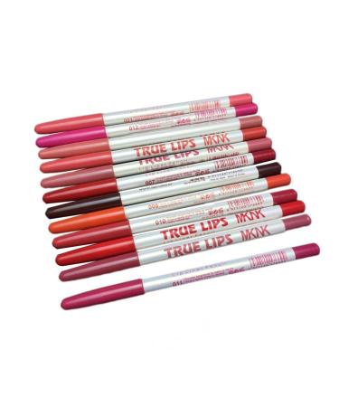 12pcs Waterproof Lip Liner & Eyeliner Pen Set - Multi-Use Lipstick & Eyeshadow Pencils - International Shipping Available - Buy Online on GoSupps.com