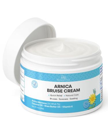 Arnica Bruise Cream Extra Strength: Rapid Relief for Bruising Swelling Soreness Pain on Thin Skin - Potent Arnica Montana with Vitamin K Coconut Shea Butter - Face & Body 120g