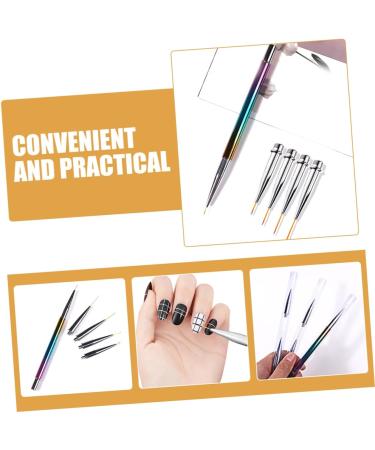 DOITOOL 1 Set Nail Art Drawing Pen Creativity Nail Art Brush Nail Art Designs Nail Art Tools Nail Art Liner Pens Nail Salon Supplies Painted Nail Pen Drawing Tool Nail Brush Pull Pen - Buy Online on GoSupps.com