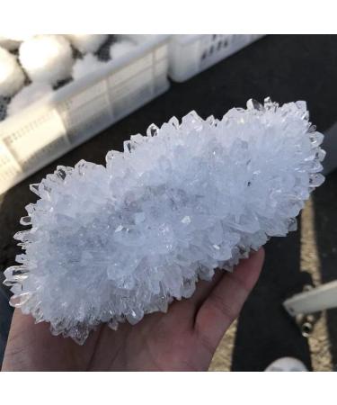 Home Natural White Quartz Crystal Cluster Reiki Cluster Furnishing Articles Raw Ore Specimens Home Goods (Size : 1000-1200g) - Buy Online on GoSupps.com