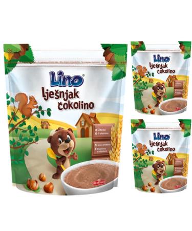 Linen Lot of 3 sachets of cereals Noisette Cokolino Muesli Cornflakes 500 g