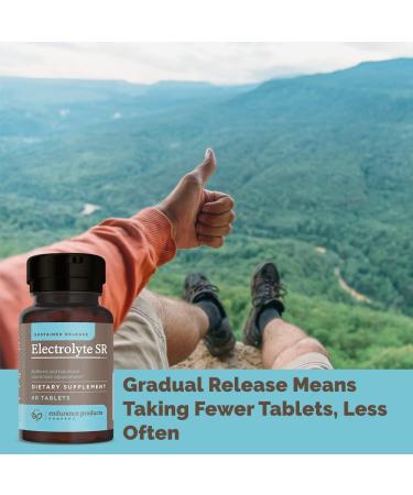 Electrolyte SR - Sugar-Free Sustained Release Electrolytes for Hydration & Muscle Recovery - 60 Non-GMO Vegan Tablets - Buy Online on GoSupps.com