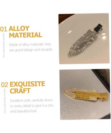 FRCOLOR Bangs Hair Clip Glitter Metal Pin - Buy Online on GoSupps.com