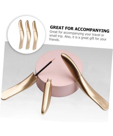 DRESSOOS 18 Pcs Eyeliner Empty Tube Empty Eye Cream Bottle Empty Bottle Mascara Wands Accesories Abs Golden - Buy Online on GoSupps.com